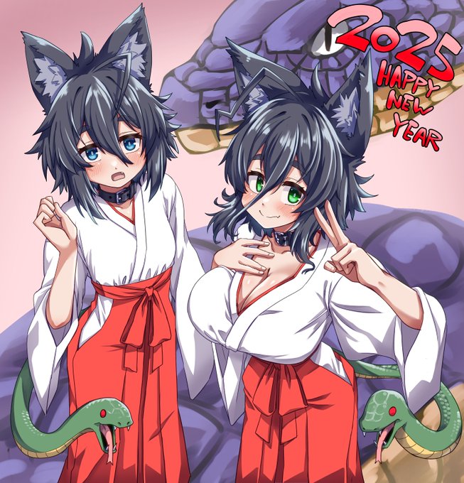 ニューイヤー2025うちのこ 