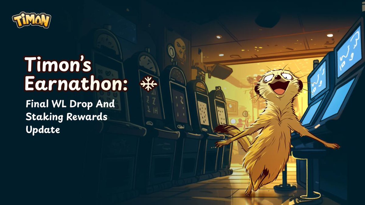 Final WL Drop + Staking Rewards Update👋 

Timon is here with exciting updates! To ensure everyone has plenty of time to join the staking frenzy and enjoy greater rewards, we’re rolling out both the third and final WL recipient lists today.  

3rd + Final Batch Receivers List: