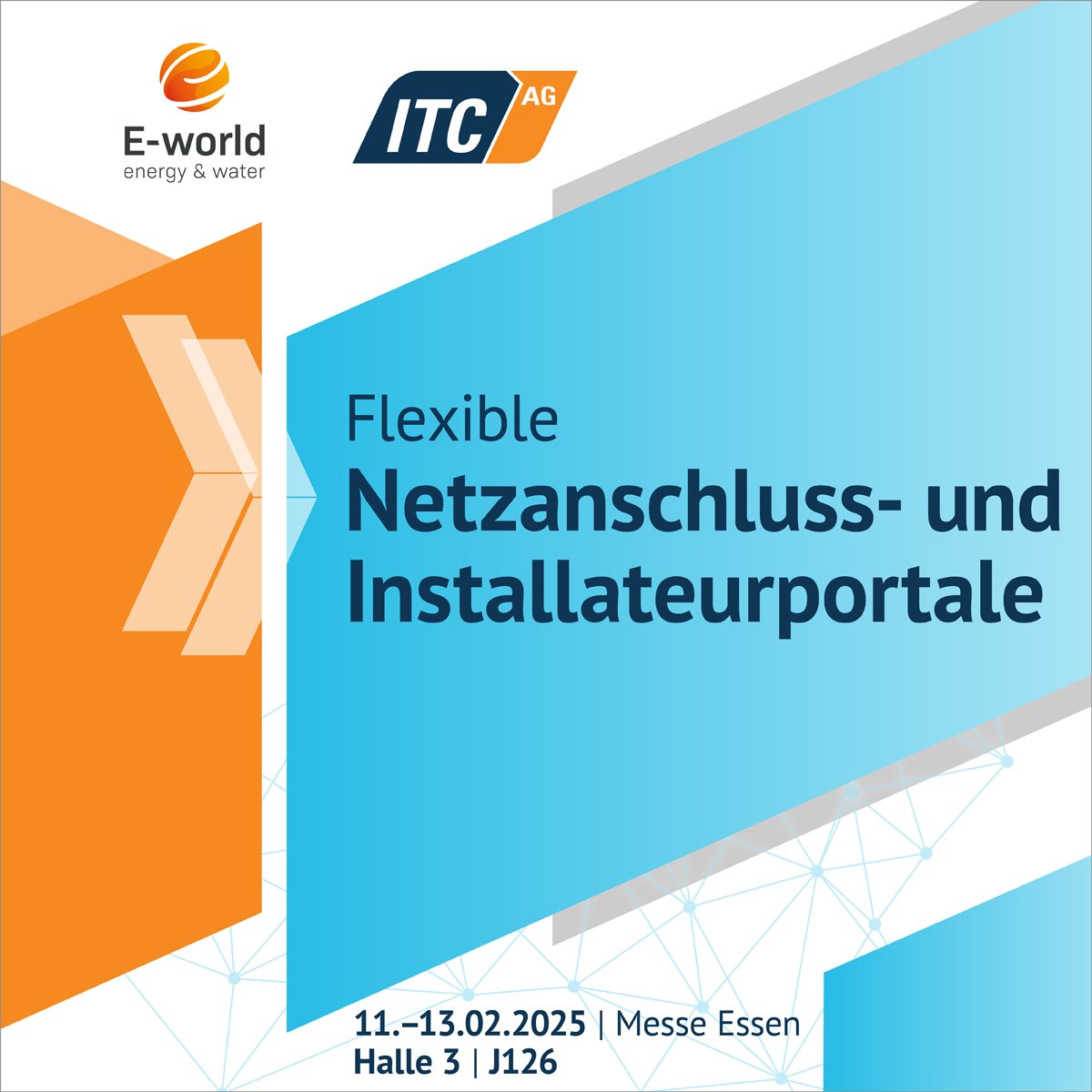 ITC AG (@itc_ag) on Twitter photo Flexible Portallösungen und Apps für #Netzanschluss- sowie #Installateur-Prozesse. Die Plattform ITC #PowerCommerce® Netz entlastet #Netzbetreiber. Gern beraten wir Sie dazu auf der <a href="/EworldEssen/">E-world energy & water</a> .
#Eworld25 #netzanschlussportal #installateurportal #netzkundenportal Flexible Portallösungen und Apps für #Netzanschluss- sowie #Installateur-Prozesse. Die Plattform ITC #PowerCommerce® Netz entlastet #Netzbetreiber. Gern beraten wir Sie dazu auf der <a href="/EworldEssen/">E-world energy & water</a> .
#Eworld25 #netzanschlussportal #installateurportal #netzkundenportal