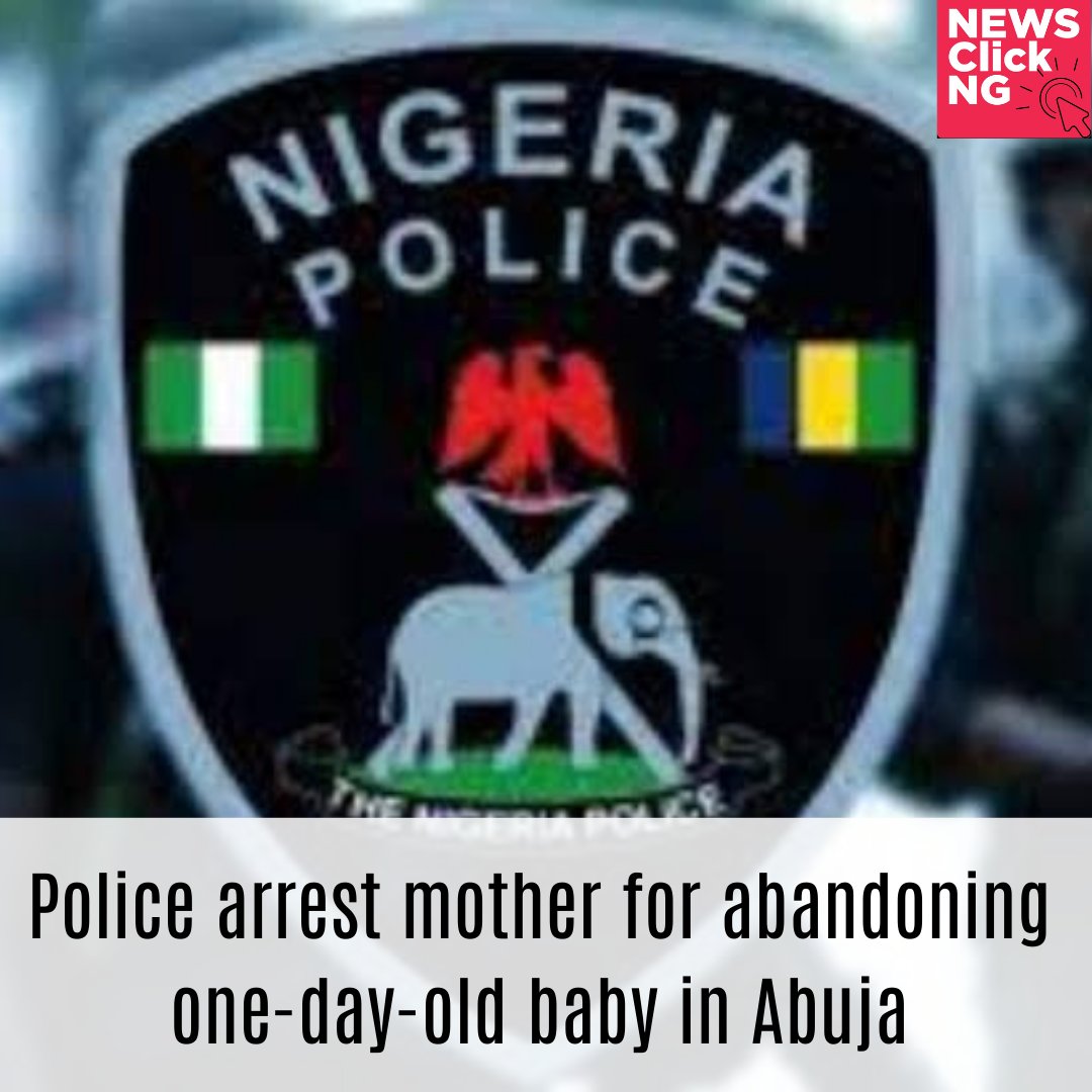 NewsClickng's tweet image. The FCT Police Command has rescued a one-day-old baby abandoned near Crush Rock, behind the uncompleted Red Bricks Market in Mpape, and arrested the mother, Khadija Ali.

#pounded #peterobi #listing #tribalism #akpi #betty #vivian #egede #burna #cubana #amen