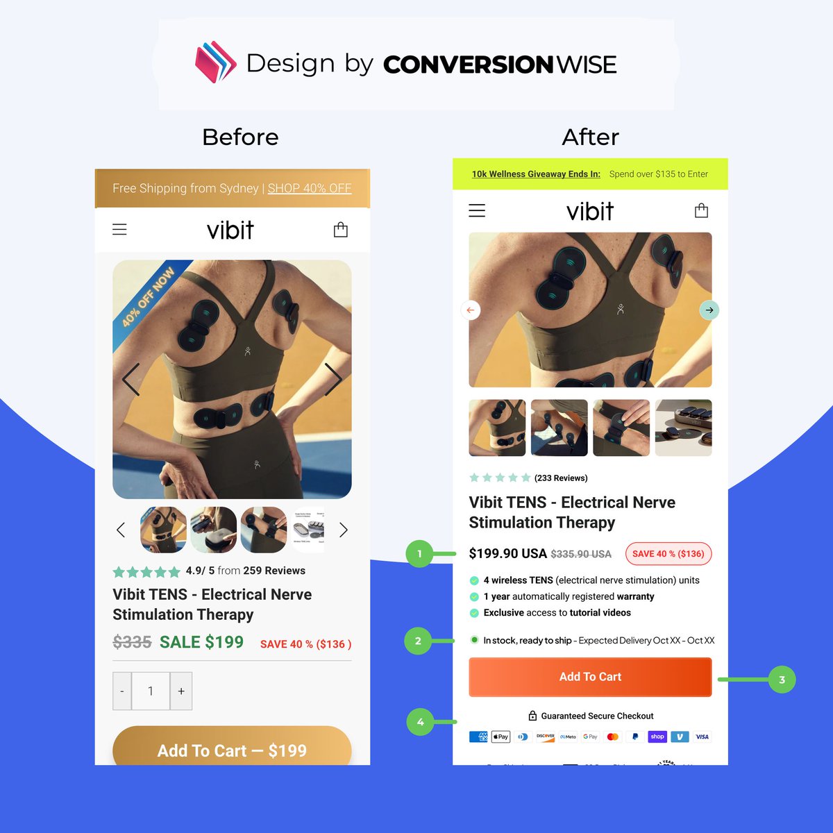 oliverkenyon's tweet photo. Stop copying Amazon's delivery dates?

No.
Copy them exactly.

Here's why...

When optimizing Shopify stores, here's what matters:

Everyone's competing with Amazon.

And here's the truth:
Whether delivery takes 1 day or 4 days doesn't matter.

What matters?

Customers knowing EXACTLY when it arrives.

That's why we add expected delivery dates to all product pages.

It lets customers clearly see when their item will get to them - just like on Amazon.

Want to see how we implement this?

Full breakdown of CRO Insights #85 in the comments 👇