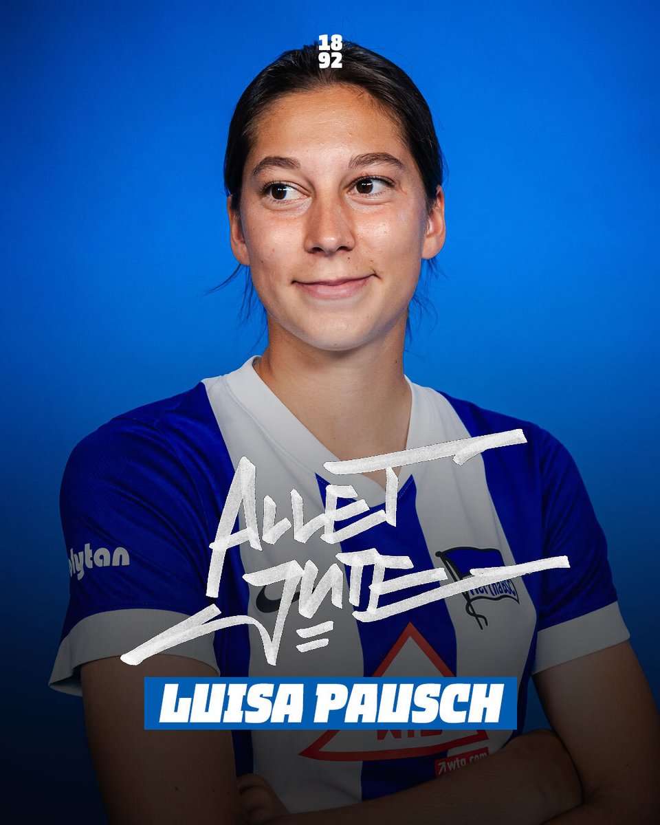 Alles Gute zum 22. Geburtstag, Luisa #Pausch! 💙🎂 Wir wünschen unserer Spielerin der 1. Frauen und Trainerin der #BSCU11 bei den #HerthaBubis nur das Beste. 🫶 Viel Glück, Gesundheit und Erfolg! 🍀

#BSCFrauen #HaHoHe