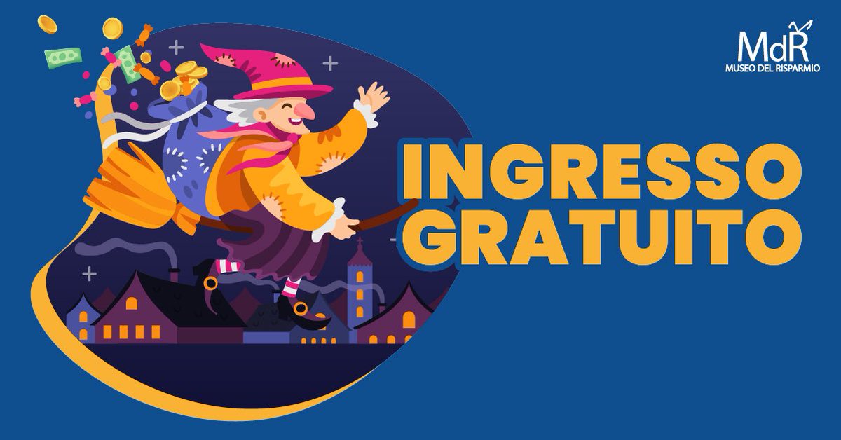 Quest'anno la Befana porta un regalo speciale: l'ingresso gratuito al Museo del Risparmio!
Vi aspettiamo dalle 10 alle 19 per scoprire che... anche imparare a risparmiare può essere una dolce sorpresa 🍭🍬🍰🎂!
#MdR #ingressogratuito #Torino