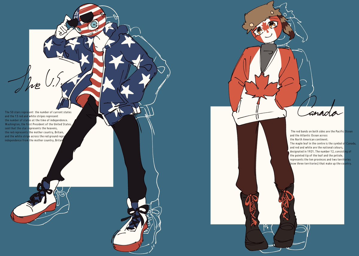 sekiwo_sitemo's tweet photo. Group of Seven in Clothing with flag design
#Countryhumans #カントリーヒューマンズ https://t.co/xlHicUgbFt