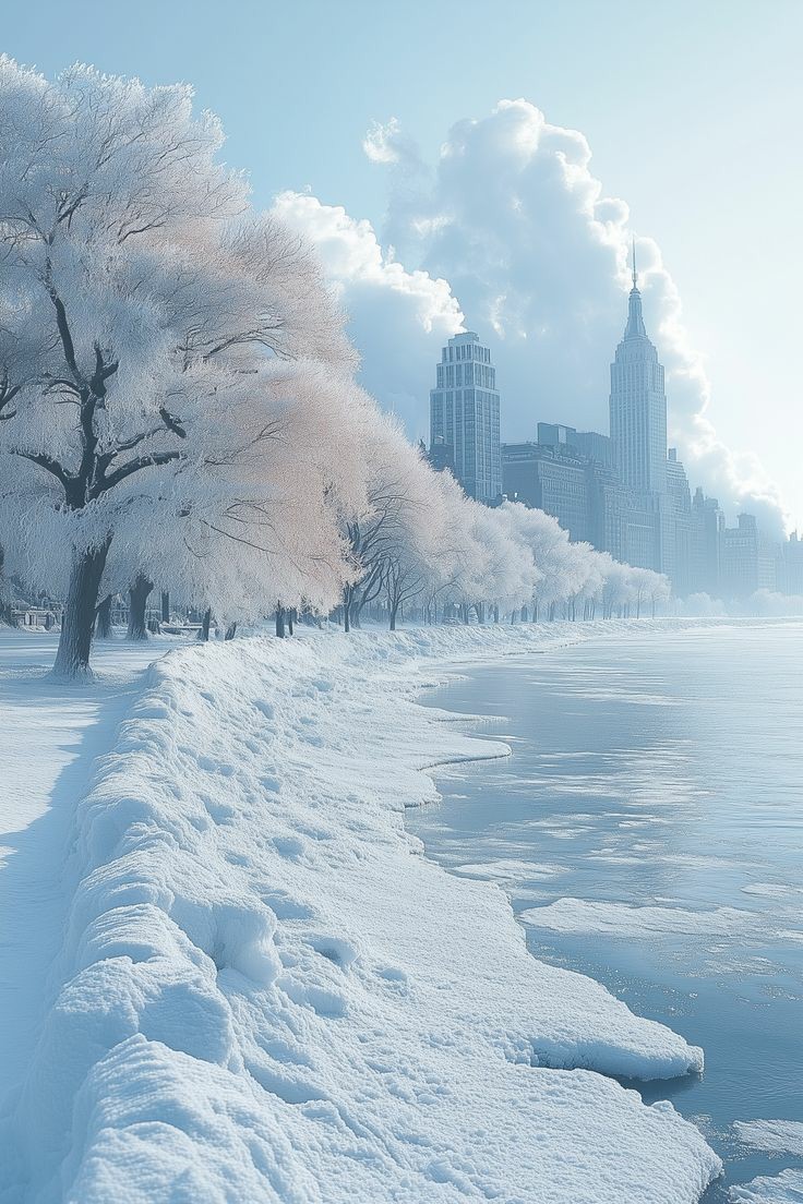 Cwiklowa's tweet photo. ❄❄Snowy New York City Skyline, USA❄☃️❄
I wish you all a good New week🌞 https://t.co/KV6X8wgpJA