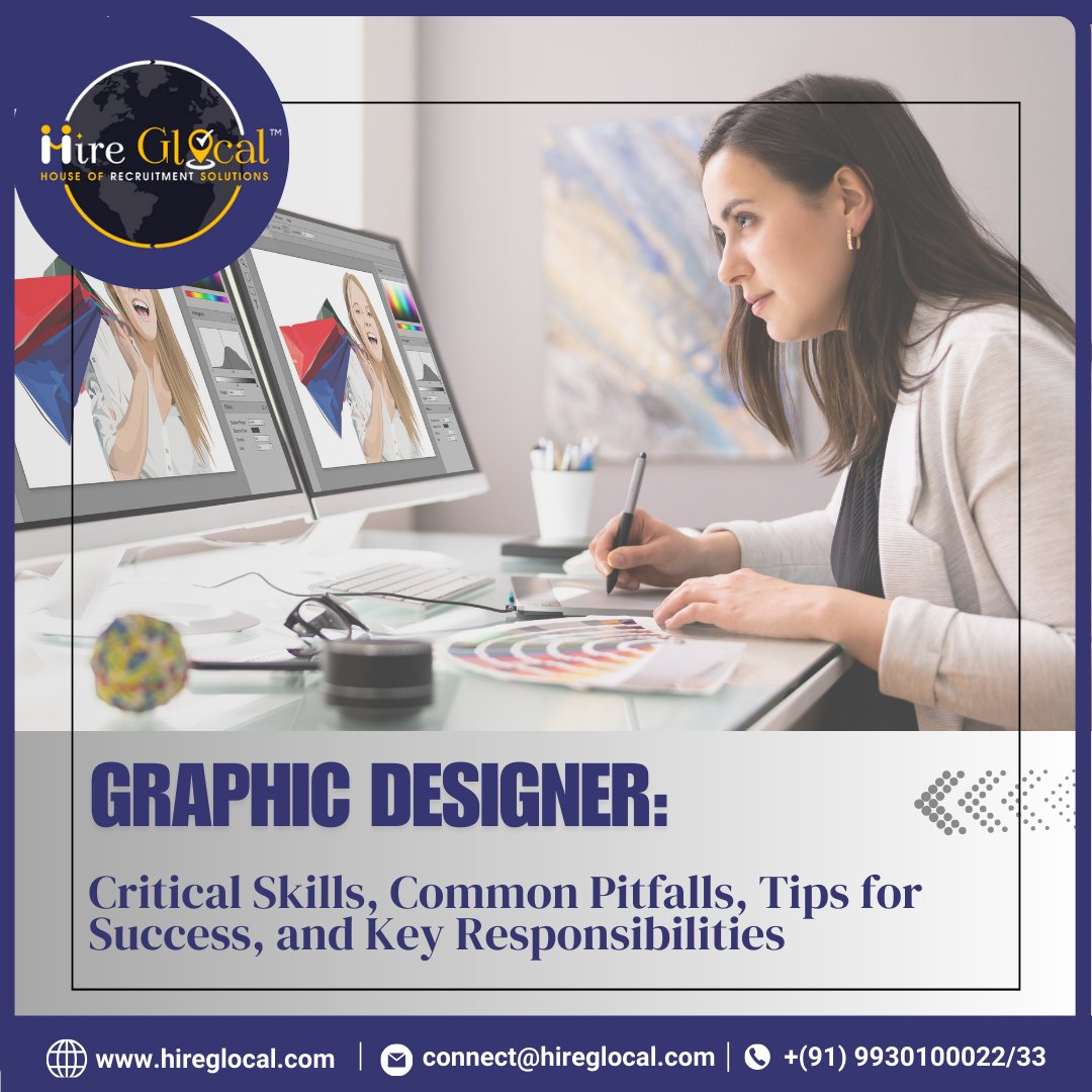 HireGlocalHR's tweet image. Unlock your potential as a graphic designer with essential skills, key responsibilities, and expert tips for success – Hire Glocal guides the way!

Read the whole Article at:- linkedin.com/pulse/graphic-…

#GraphicDesign #DesignSkills