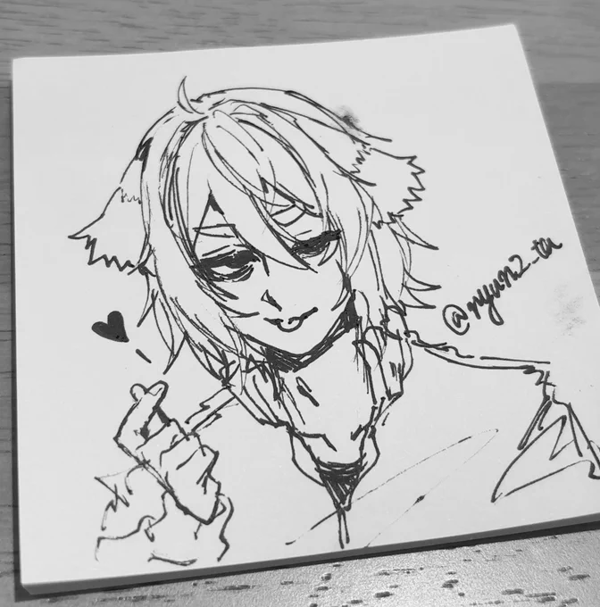 仕事嫌すぎて描いてた🐶 