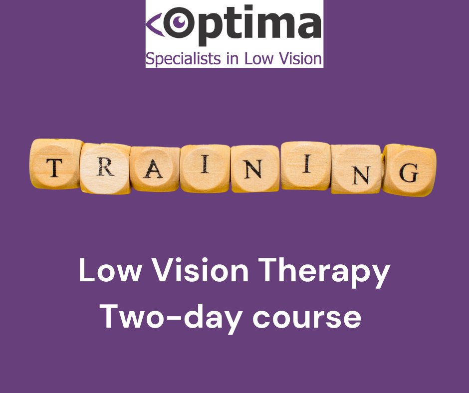 OptimaLowVision's tweet image. Are you a Vision Rehabilitation Specialist or support staff eager to expand your expertise? We invite you to a specialised Low Vision Therapy Course tailored just for you!  Dates: 19 – 20 February  @sundrsb Call us to book 01803 864218 #training