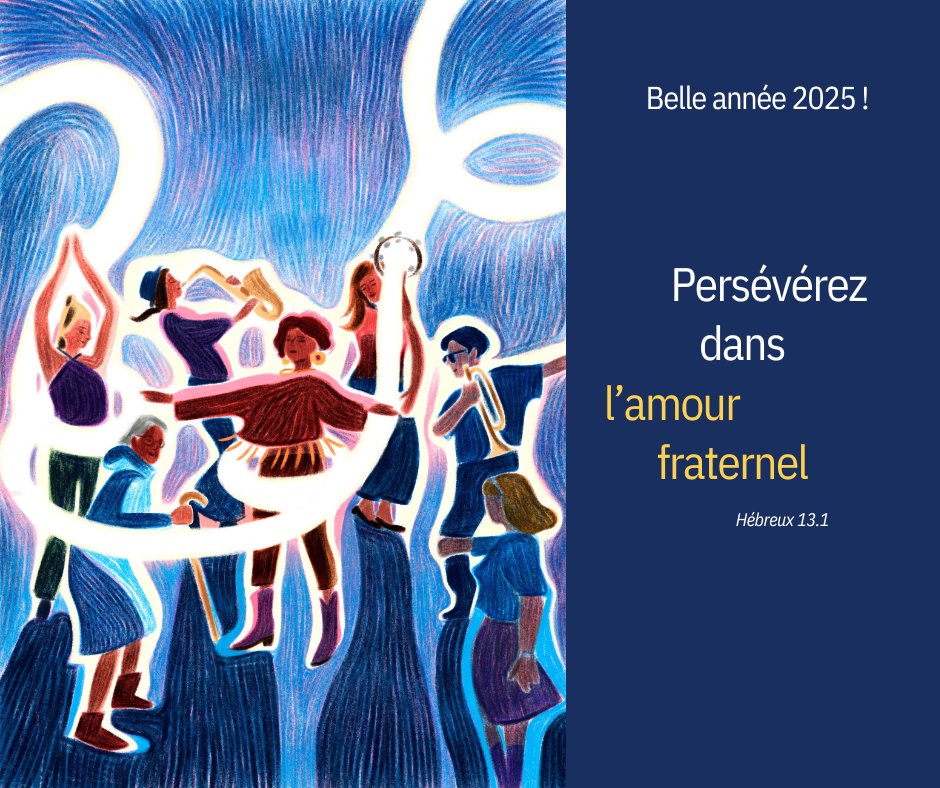 La Fédération protestante de France vous souhaite une très belle année 2025 !