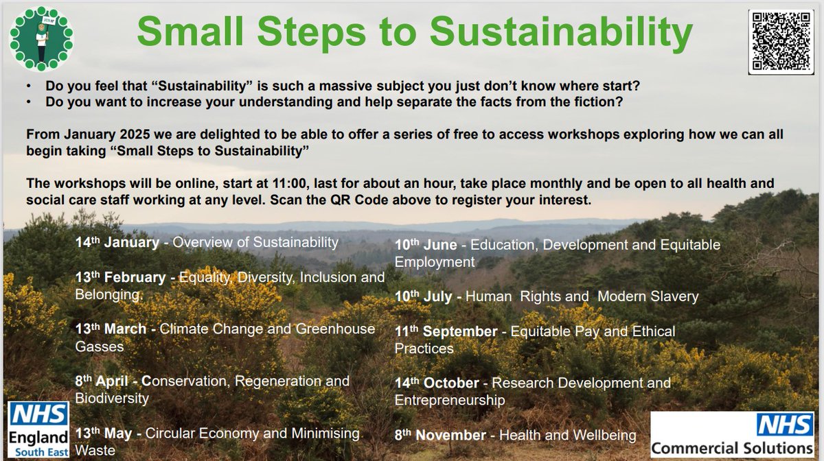 Andy Sharman (@exmoordipper) on Twitter photo Really excited about the launch of our <a href="/NHSHEE_SEast/">NHSE Workforce, Training and Education – SE</a> #SmallStepstoSustainability Workshops. Just over a week to go until our first session, so still plenty of time to sign up before we start this journey together! Click the link to sign up-forms.office.com/e/PqgwBNcMUZ?o…. <a href="/GreenerNHS/">Greener NHS</a> Really excited about the launch of our <a href="/NHSHEE_SEast/">NHSE Workforce, Training and Education – SE</a> #SmallStepstoSustainability Workshops. Just over a week to go until our first session, so still plenty of time to sign up before we start this journey together! Click the link to sign up-forms.office.com/e/PqgwBNcMUZ?o…. <a href="/GreenerNHS/">Greener NHS</a>