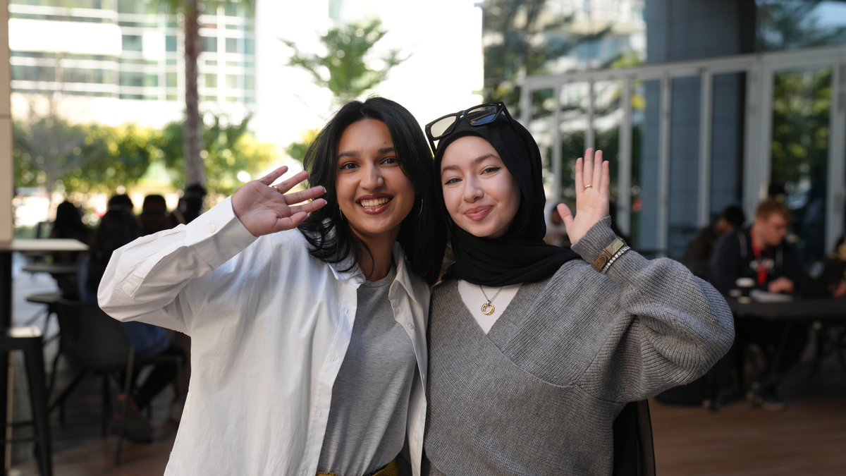UOWD's tweet photo. The wait is over — our campus is buzzing again! 
A warm welcome to all our students, both returning and new.  

Let’s dive into another trimester of learning, exploration, and building lifelong connections! 

#UOWD #LifeatUOWD #UOWDWinter2025 #NewTrimester #StudentLife https://t.co/XQMWbm2ako