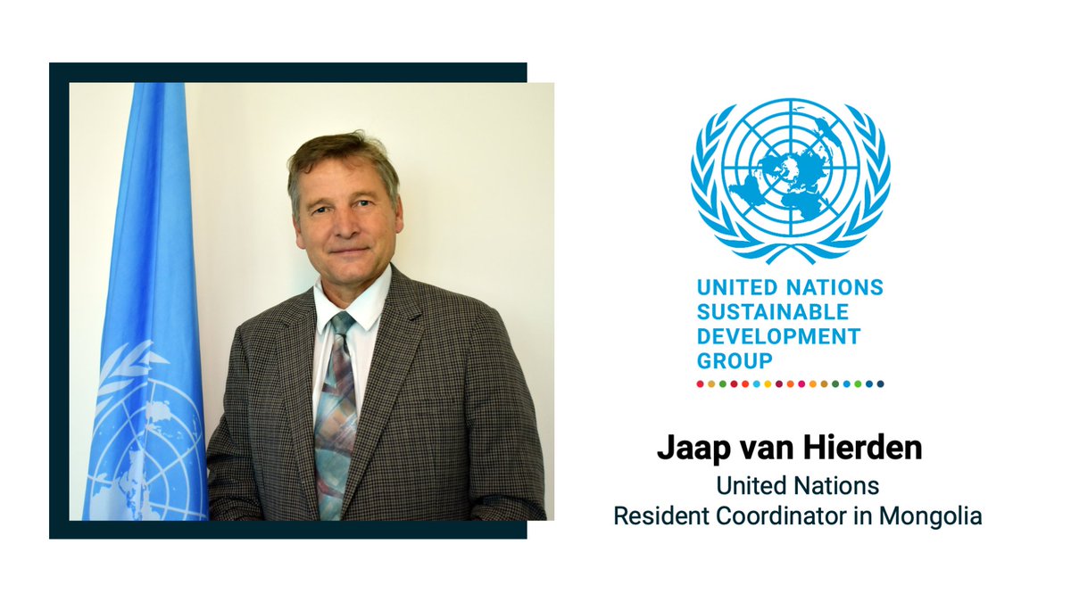 ✨Our warmest welcome to Mr. Jaap van Hierden as the new UN Resident Coordinator in Mongolia! 

Starting 1 January 2025, he will lead the UN Country Team <a href="/unmongolia/">UN Mongolia</a>, driving our shared commitment to sustainable development in 🇲🇳. <a href="/JaapVanHierden/">Jaap van Hierden</a>

More🔗bit.ly/4h2SpLV