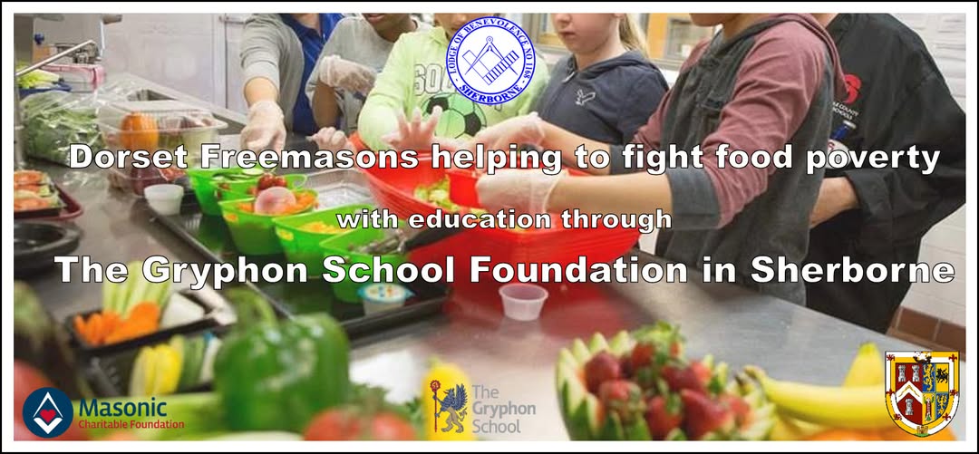 Following a donation form the Lodge of Benevolence No 1168 of £1000 to the Gryphon Foundation the Central Masonic Charity, The Masonic Charitable Foundation, have matched the donation with a further £1000 making a total of £2000.00 given in the name of Dorset Freemasons