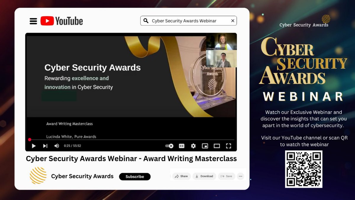 Join our Exclusive Webinar and gain the knowledge and tools to stand out in the dynamic world of cybersecurity.  youtube.com/watch?v=roc6hT…