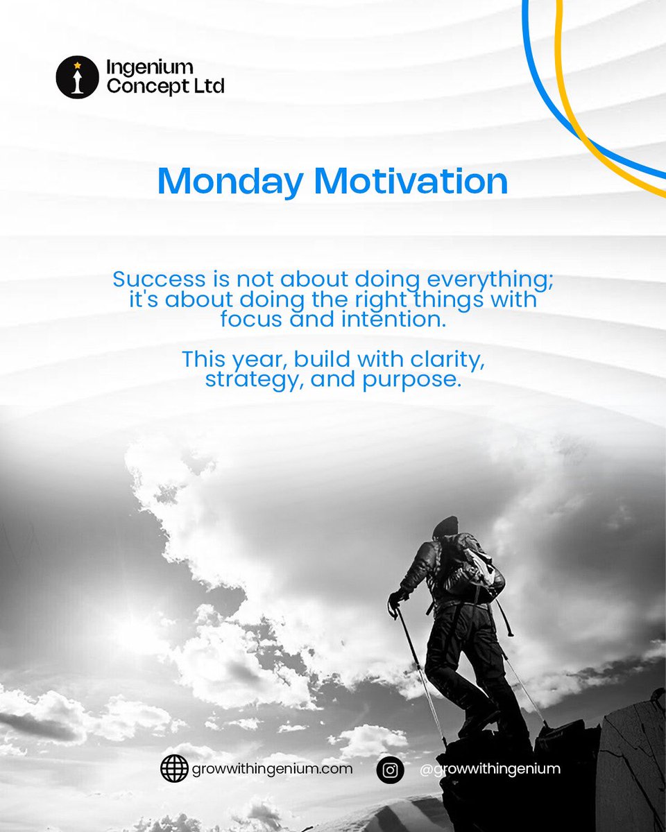Success isn’t about doing it all—it’s about doing what truly matters with focus and intention. 

This year, build with clarity, strategy, and purpose. 

Start building with us today; send us a DM and we’ll help transform your business 🚀

#mondaymotivation #businesssuccess