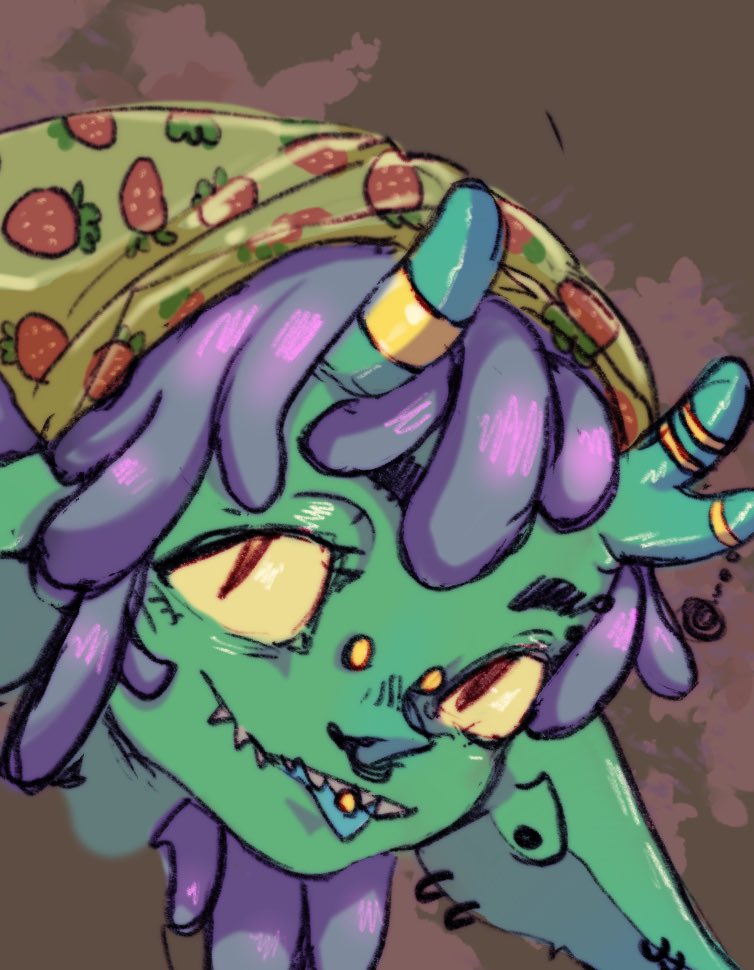 NaughtRot's tweet image. Working on a Rot Re-Design for 2025🪷

nursing school been kicking my ass but the call of NSFW art is becoming too strong to resist 💚😩 

-Rot