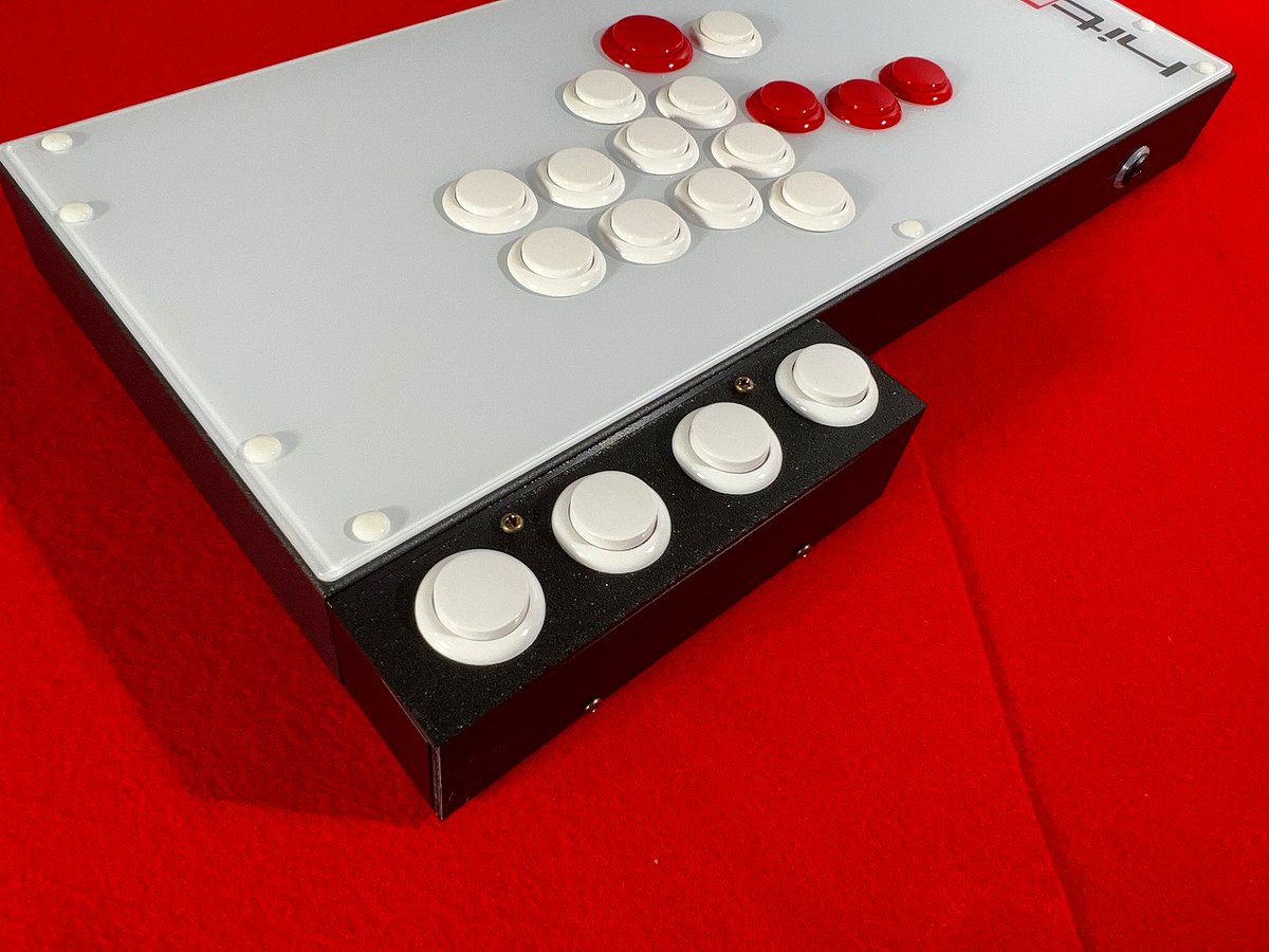 HITBOX Gamerfingerボタン換装済み 箱バッグ付属 HitboxにGamer Fingerを乗っけてみる。｜しっけみ