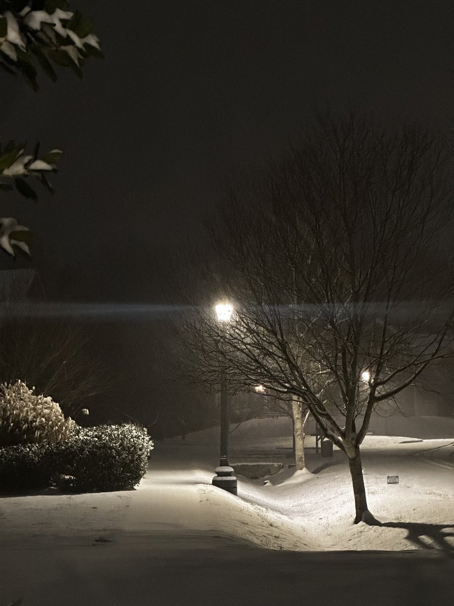 3.2" in Germantown, MD. Looks like we're performing well here with more banding coming from the south. ❄️☃️