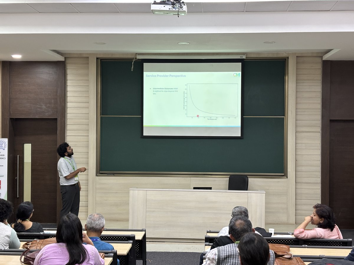 OMIFoundation's tweet image. ✈️ Kush Mohan Mittal presented our groundbreaking research on Advanced Air Mobility (AAM) and its transformative potential for India&apos;s mobility landscape.