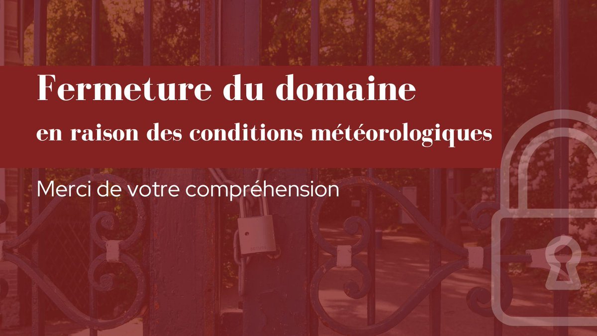 🔒 En raison des vents violents, le domaine de la Vallée-aux-Loups est fermé jusqu'à nouvel ordre.