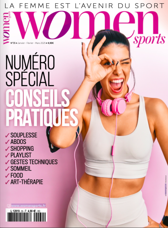 WomenSports_fr's tweet photo. TADAM ! Voici le magazine #WomenSports N°35 en ce début 2025 ! 🤩 Au sommaire de ce spécial carnet pratique : conseils de sportives inspirantes💪 Du body positive avec Romane Dicko 🥋 enquête sur le SOPK 🧐 et bien plus, pour faire le plein de motivation et de belles énergies !🔥 https://t.co/dBCcuzODeC