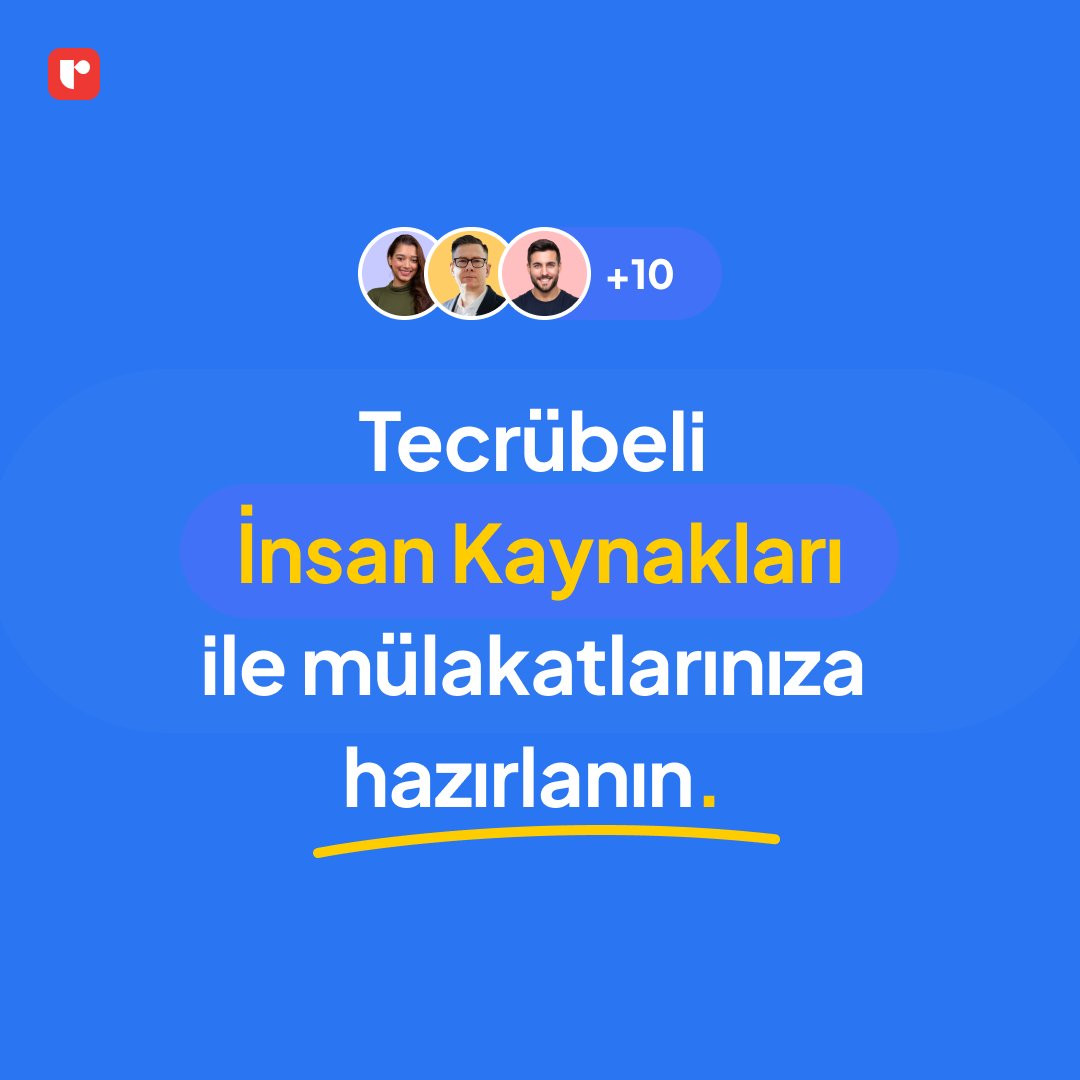 Remoteer, deneyimli İnsan Kaynakları uzmanlarını sizinle buluşturuyor. Gerçek bir mülakat deneyimi yaşarken, profesyonellerden geri bildirim alarak mülakat becerilerinizi geliştirin ve bir sonraki adım için kendinizi hazır hissedin! 🚀

#online #mülakat #kariyer #interview #job