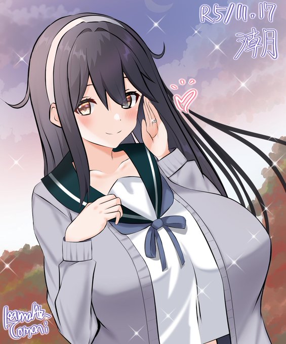 #艦これ
駆逐艦4大でかちち娘 