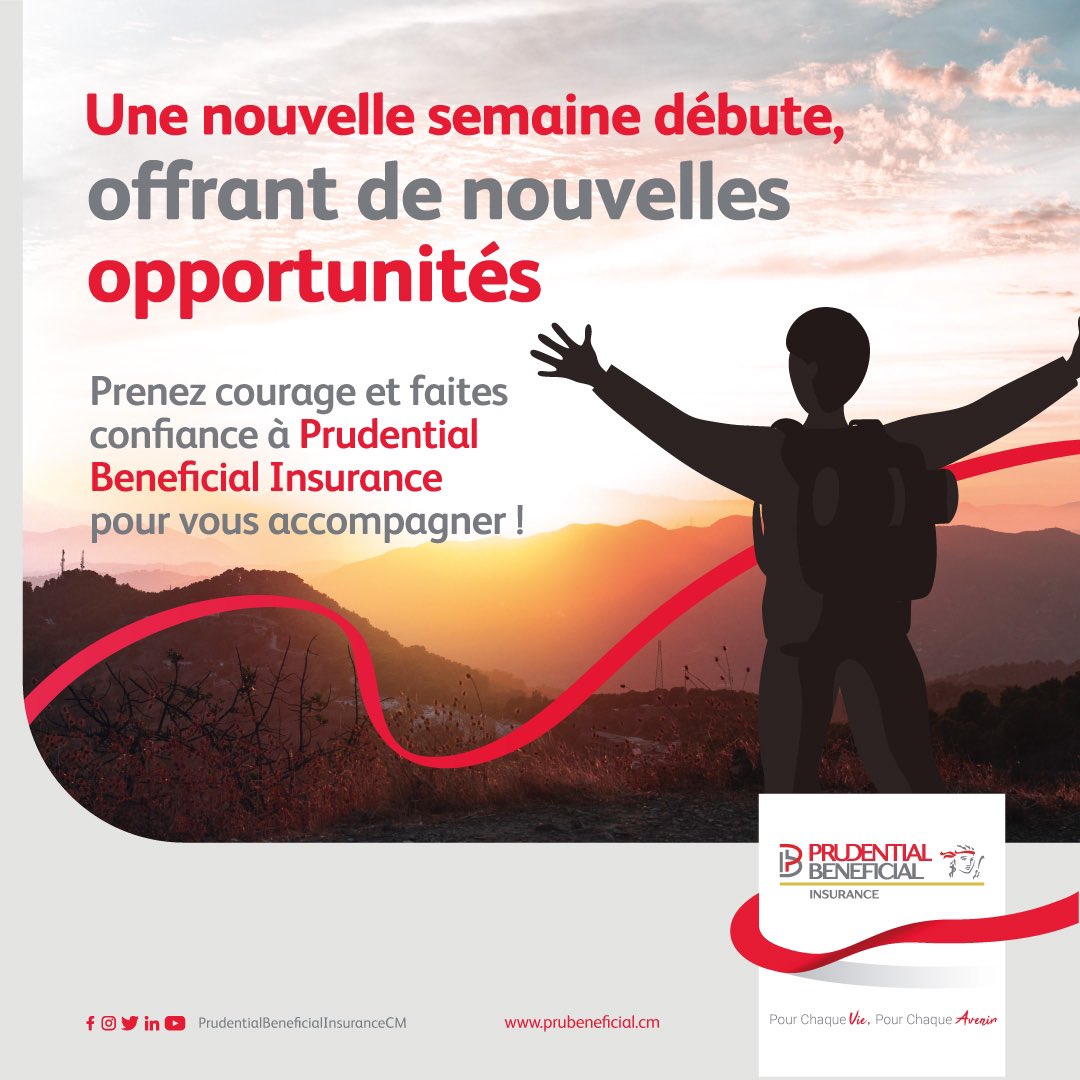 𝐍𝐨𝐮𝐯𝐞𝐥𝐥𝐞 𝐬𝐞𝐦𝐚𝐢𝐧𝐞, 𝐧𝐨𝐮𝐯𝐞𝐥𝐥𝐞𝐬 𝐨𝐩𝐩𝐨𝐫𝐭𝐮𝐧𝐢𝐭𝐞́𝐬 𝐚𝐯𝐞𝐜 𝐏𝐫𝐮𝐝𝐞𝐧𝐭𝐢𝐚𝐥 𝐁𝐞𝐧𝐞𝐟𝐢𝐜𝐢𝐚𝐥 𝐈𝐧𝐬𝐮𝐫𝐚𝐧𝐜𝐞

Une nouvelle semaine s’ouvre devant vous, remplie de possibilités à explorer et de défis à relever.

#NouvelleSemaine #Opportunité