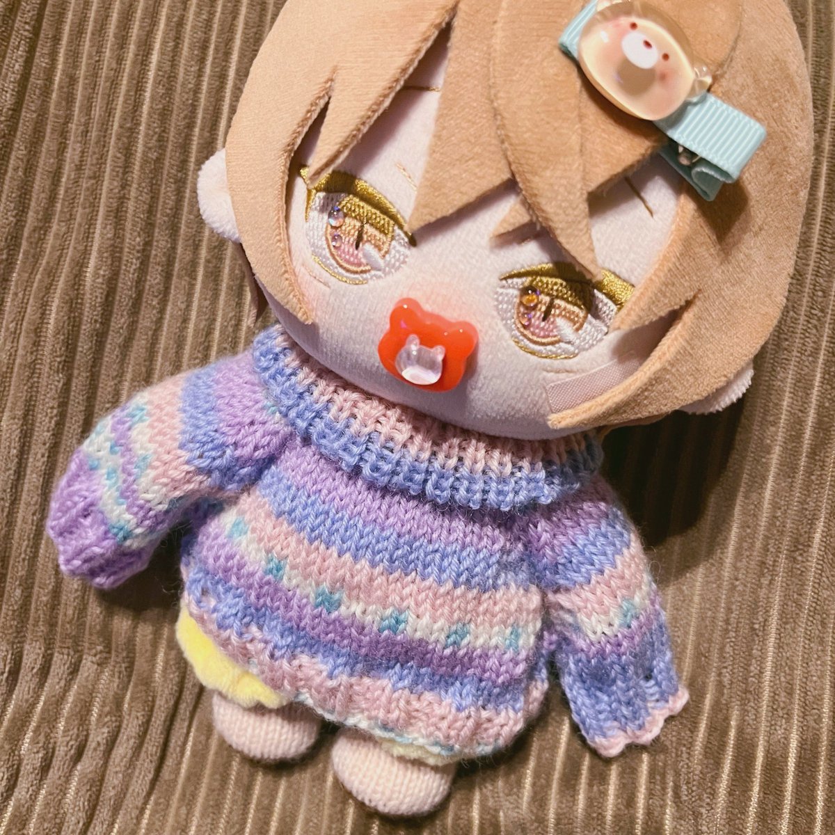 ♡うさちゃん♡ページ 細い糸で編めたよ〜⸜(*ˊᗜˋ*)⸝ 刺繍できない時間にちまちまと🧶 編み