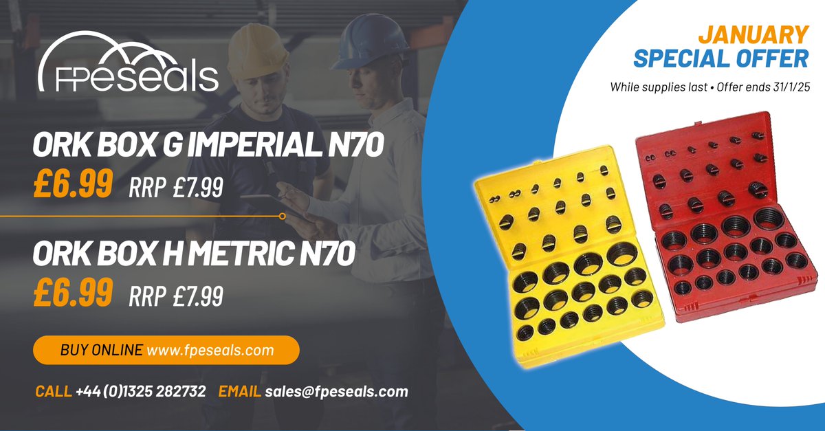 fpeltd's tweet photo. New Year Sale!🎉

This month's offer is on our Digital Vernier External &amp; O-Ring Kit Boxes Imperial and Metric.

Available to buy online: https://t.co/T2vciybJsO

#fpeseals #newyear #sale #hydraulics #engineering #repair #maintenance https://t.co/95WzsptTmB