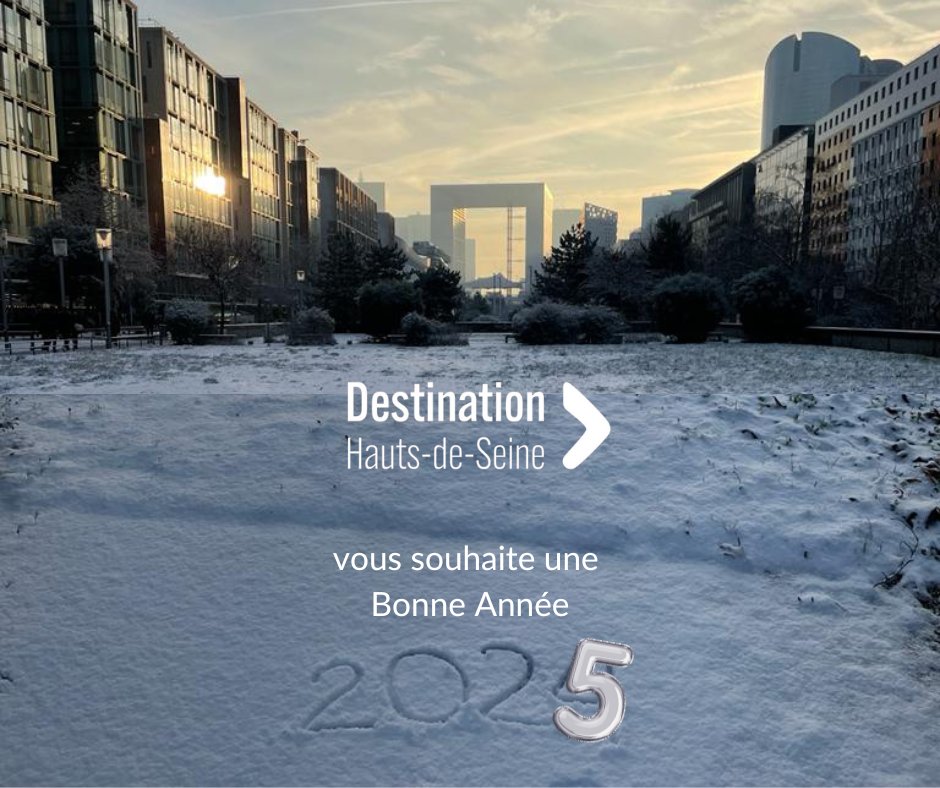 ✨ Bonne année 2025 dans les #hautsdeseine ✨

🤩 Nous vous souhaitons une année remplie de découvertes, de moments inoubliables et de belles aventures ! 🌳