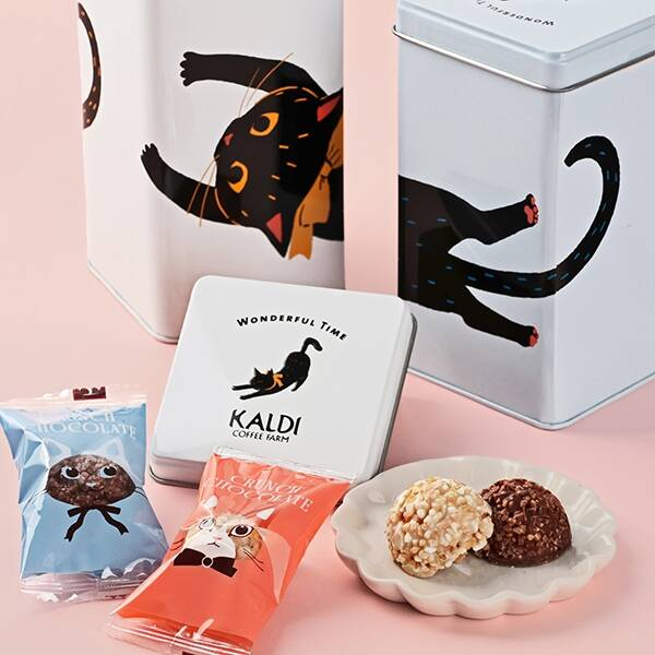 カルディ『猫モチーフのチョコレート』キャット メモパット、ミニ