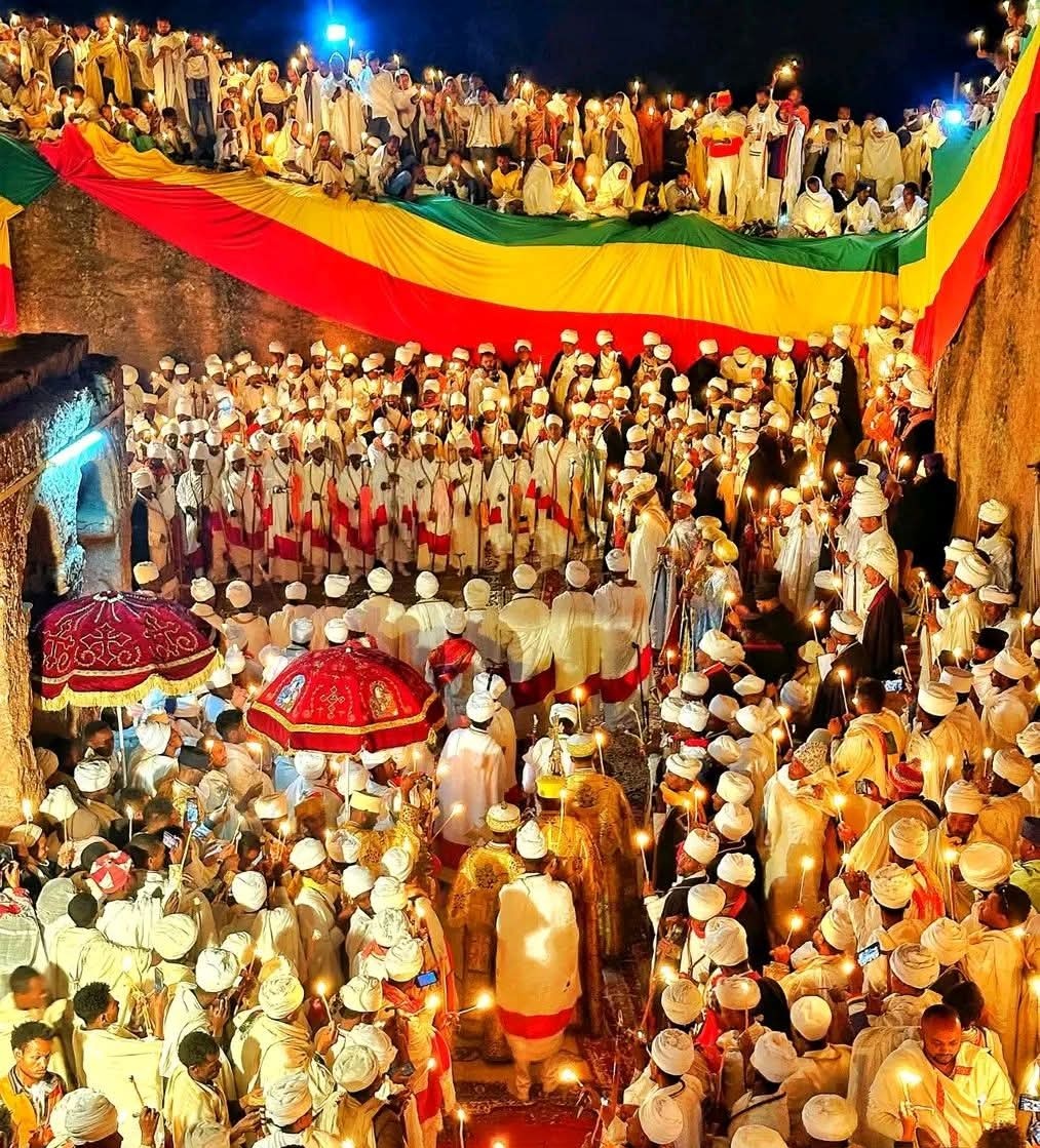 Christmas celebration in Lalibela 😍 
💚💛❤️