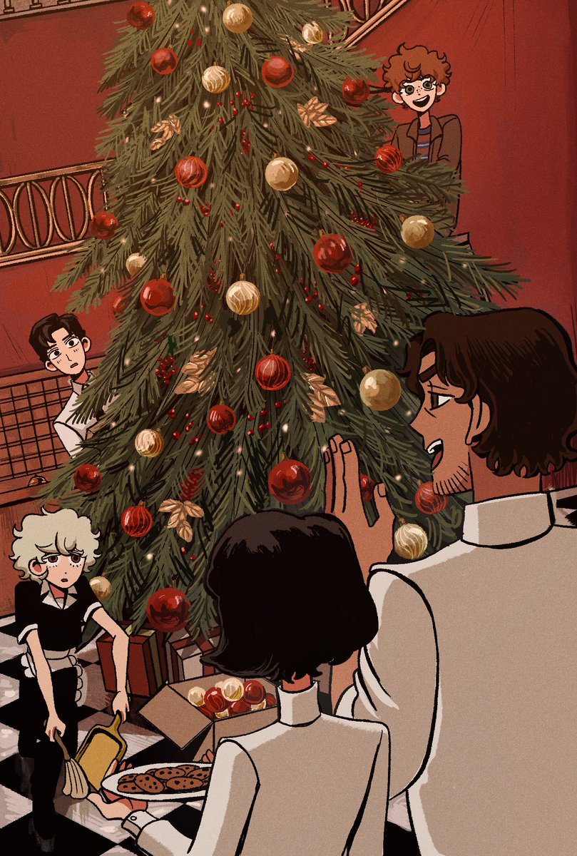 #新年早々の創作クラスタフォロー祭り
#絵柄が好みって人にフォローされたい 
🏨の人々や好きな物を自由に描いております。