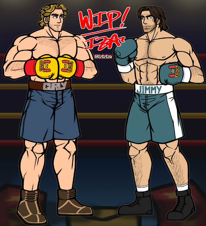 iziziza's tweet photo. (WIP) Boxing AU Jimmy challenges Champ Curly for the Captain Belt lol idk
Might draw in Swansea as the referee 🤭
#Mouthwashing #mouthwashingfanart https://t.co/e3iATUfJ8G