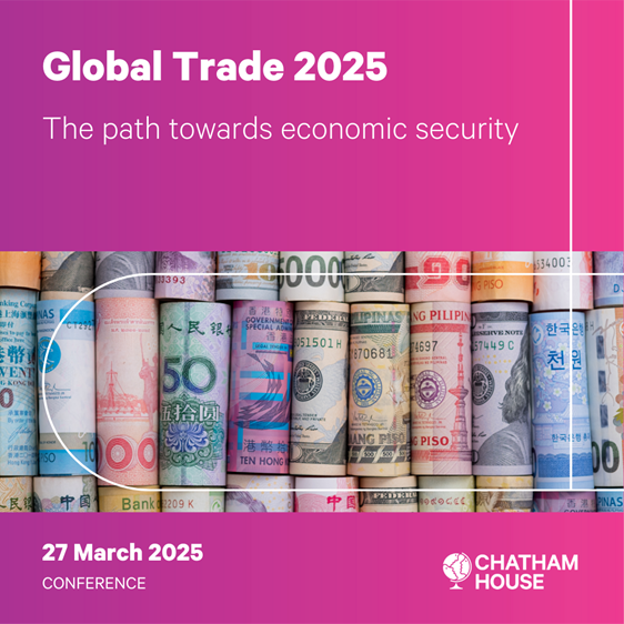 BritishAmerican Business (@britambusiness) on Twitter photo Amidst a shifting geopolitical landscape, join us at <a href="/CH_Events/">Chatham House Events</a>’ #CHTrade conference to explore the rising trend of economic security and what's on the horizon for trade in 2025.
đź“…27 March 2025
📍<a href="/ChathamHouse/">Chatham House</a> and online
Save 10% using code TRADEBAB10👇
tinyurl.com/26exefv3 Amidst a shifting geopolitical landscape, join us at <a href="/CH_Events/">Chatham House Events</a>’ #CHTrade conference to explore the rising trend of economic security and what's on the horizon for trade in 2025.
đź“…27 March 2025
📍<a href="/ChathamHouse/">Chatham House</a> and online
Save 10% using code TRADEBAB10👇
tinyurl.com/26exefv3