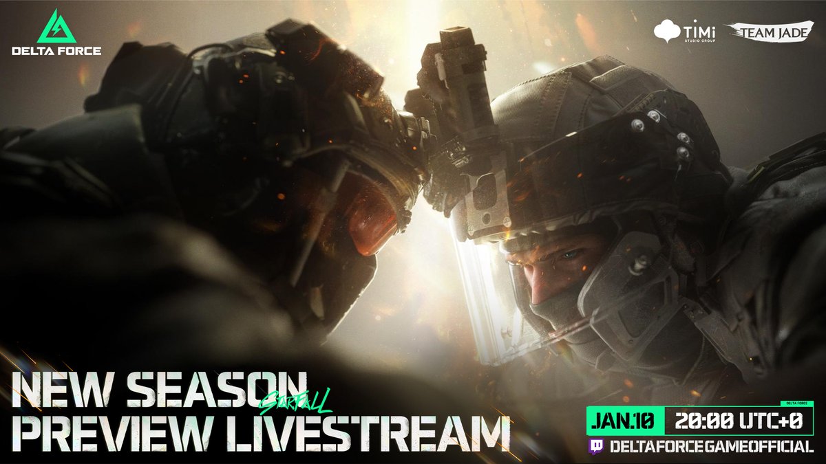 DeltaForce_Game's tweet image. Our upcoming Season Starfall is packed with content:
🔥New maps, modes and weapons
🔥All-new Operator
🔥Entire Black Hawk Down co-op campaign

🚨Join us for a Developer Livestream at 20:00 UTC+0 on Jan 10 for a detailed preview of Season Starfall💫

#DeltaForce #DeltaForceGame…