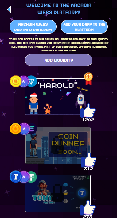 ArcadiaWeb3_0's tweet photo. ๐ Arcadia Ecosystem: Unlimited Possibilities ๐
From Play-to-Earn gaming to Web 4.0 AI projects, Arcadia connects innovation, fun, and impact:
๐ฎ Gaming & Meme Projects
โป๏ธ Eco-Friendly Initiatives
๐ Donation Support
๐ค AI-Driven Web 4.0 Tech
#ArcadiaWeb3 #PlayToEarn #ARCC https://t.co/jpQ0lalBqa