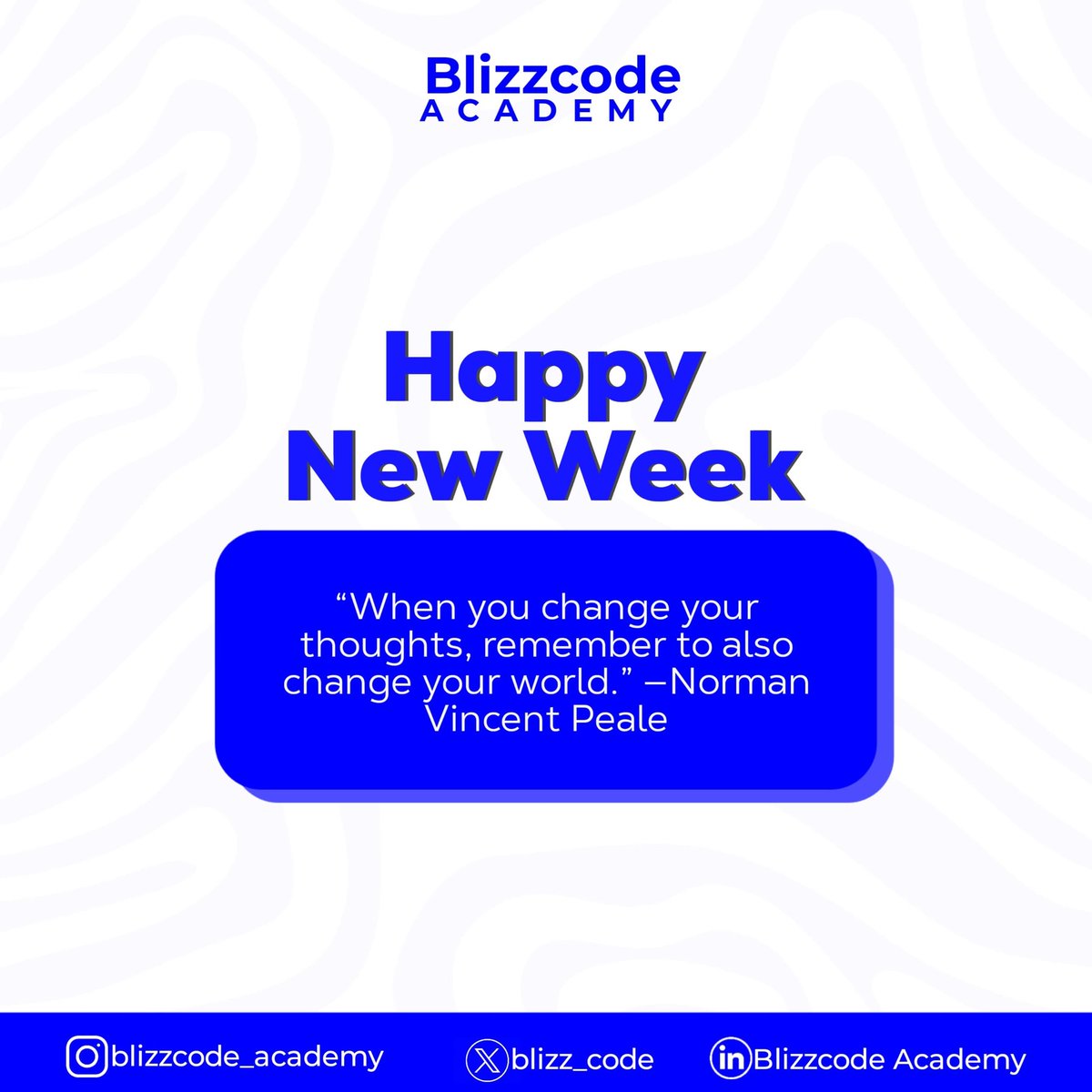 blizz_code's tweet image. Happy New Week 🎉🎉 

#blizzcodeacademy #Newweek