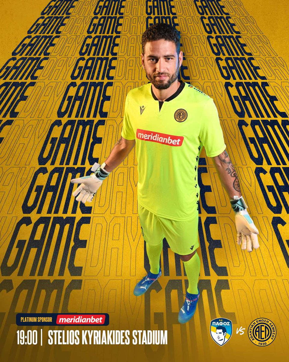aelfc_official's tweet photo. • GAME DAY • 
🆚 Pafos FC 
⌚️19:00
🏟️ Stelios Kyriakides Stadium
📲 #pafael #aelfc
📺 Cablenet Sports

🦁Come On Lions! https://t.co/B3tb43WslS