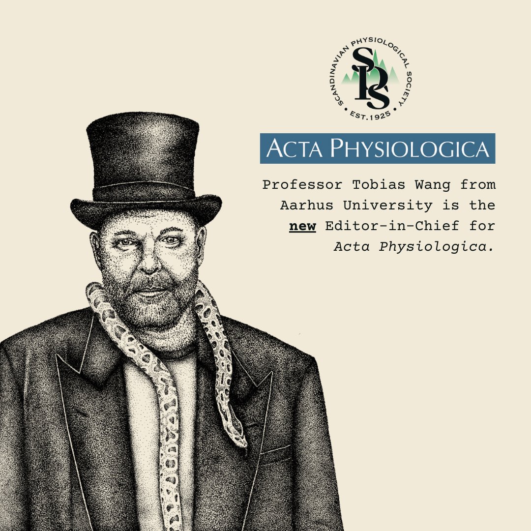 Scandinavian Physiological Society (@scandphys) on Twitter photo Announcement: The Scandinavian Physiological Society is happy to report that Professor <a href="/Tobias_Wang_AU/">Tobias Wang</a> has taken on the responsibility as Editor-in-Chief for <a href="/Acta_Physiol/">@ActaPhysiologica</a> from the 1 of January, 2025 📗🤝
Please give our new Editor-in-Chief a warm welcome 💚 Announcement: The Scandinavian Physiological Society is happy to report that Professor <a href="/Tobias_Wang_AU/">Tobias Wang</a> has taken on the responsibility as Editor-in-Chief for <a href="/Acta_Physiol/">@ActaPhysiologica</a> from the 1 of January, 2025 📗🤝
Please give our new Editor-in-Chief a warm welcome 💚