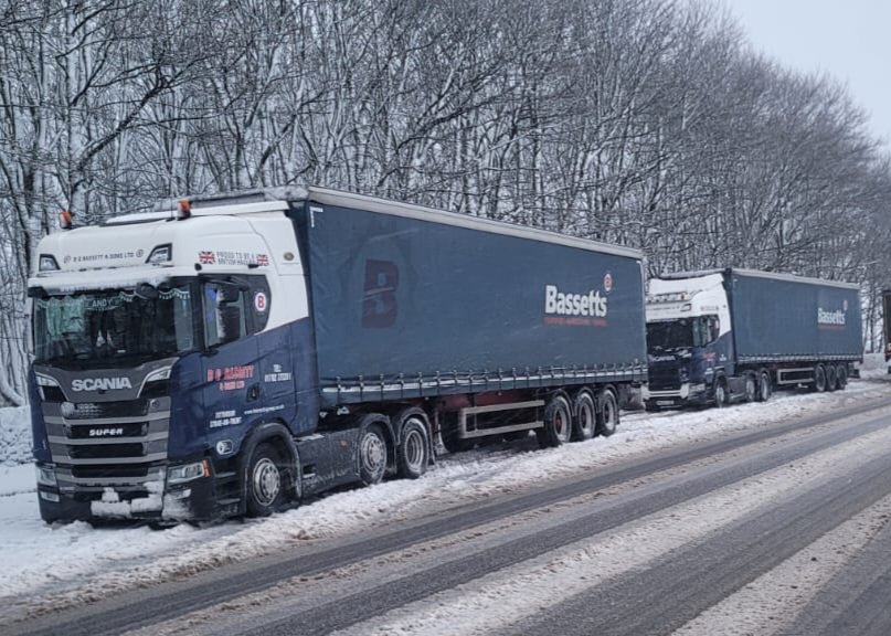 Not a lot happening in Buxton #snow <a href="/rgbassett/">RG Bassett & Sons Ltd</a> <a href="/ScaniaUK/">Scania UK</a>