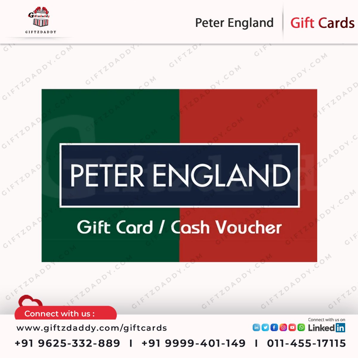 giftzdaddy's tweet photo. Peter England Gift Card, Buzz Us At: 9625332889, 9999401149, 011-45517115

https://t.co/M7hvQ05Vfa

https://t.co/EanO0O4Bq9

https://t.co/qPNzT9oSND

https://t.co/842jIg5mQU

https://t.co/gqr1BY3PEn
https://t.co/vGrtjeJ53k

#peterengland #gift #card #voucher #giftzdaddy #b2b https://t.co/Nn8mMlIQEM
