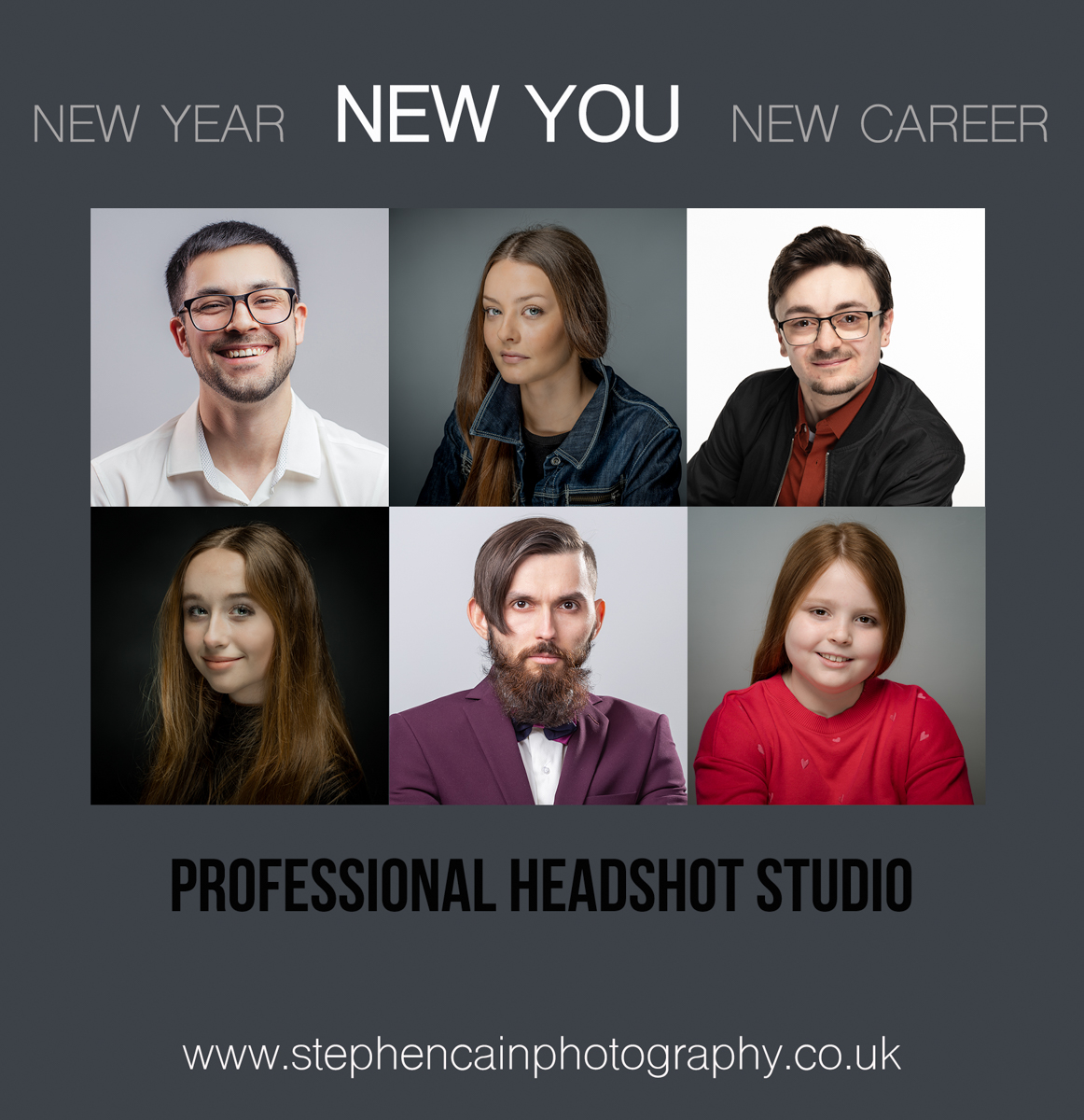 Transform Yourself This New Year with a Fresh Start
PROFESSIONAL HEADSHOTS – Wrexham Studio
Limited Time Offer Only £150
45-Minute Studio Experience 
Receive 6 Expertly Edited Photos 
Reserve Your Spot at - stephencainphotography.co.uk/booking
#headshot #actorsheadshots #castingheadshots
