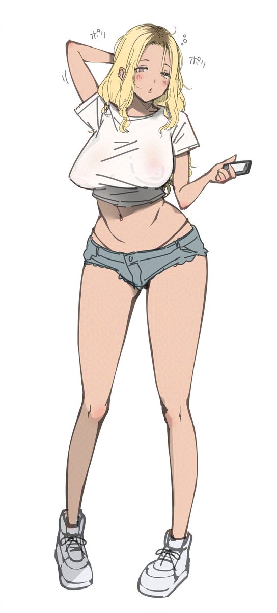 少し整えて色乗せ 