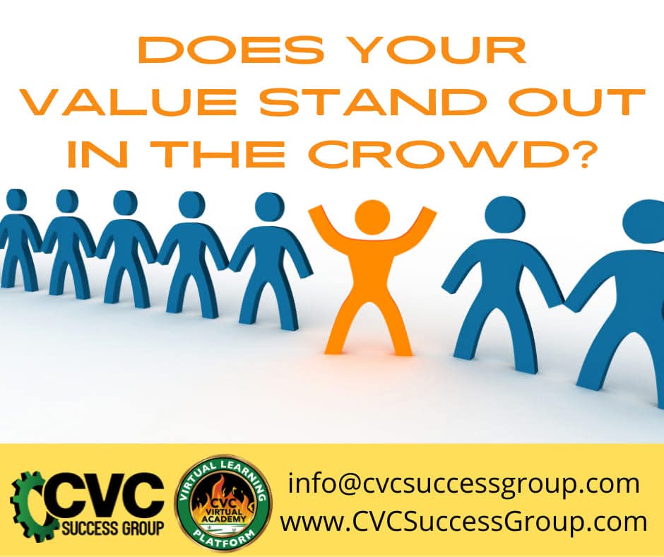 When you do business in a crowded and noisy world, you have to make sure the value you provide stands out to those you want to attract, what is your value proposition? #value #noise #standout #standoutfromthecrowd