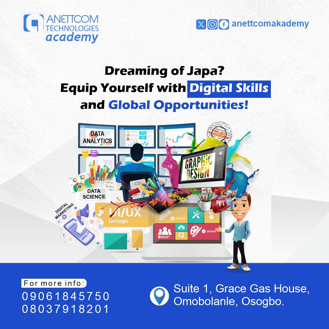 Are you planning to Japa very soon?

Learn a digital skill before you do.
Bro Wale, no talk say I no tell you.