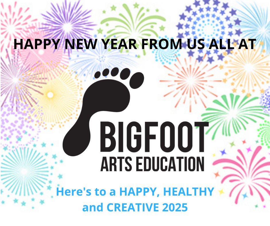Wishing everyone a very #HappyNewYear2025!
We're back today ready &amp; raring to go with all the many exciting events &amp; workshops Bigfoot has in store this year. Plus, we don't know if we've mentioned it, but....
THIS YEAR BIGFOOT IS 25!!!! 
#happynewyyear #birthday #bigfootis25