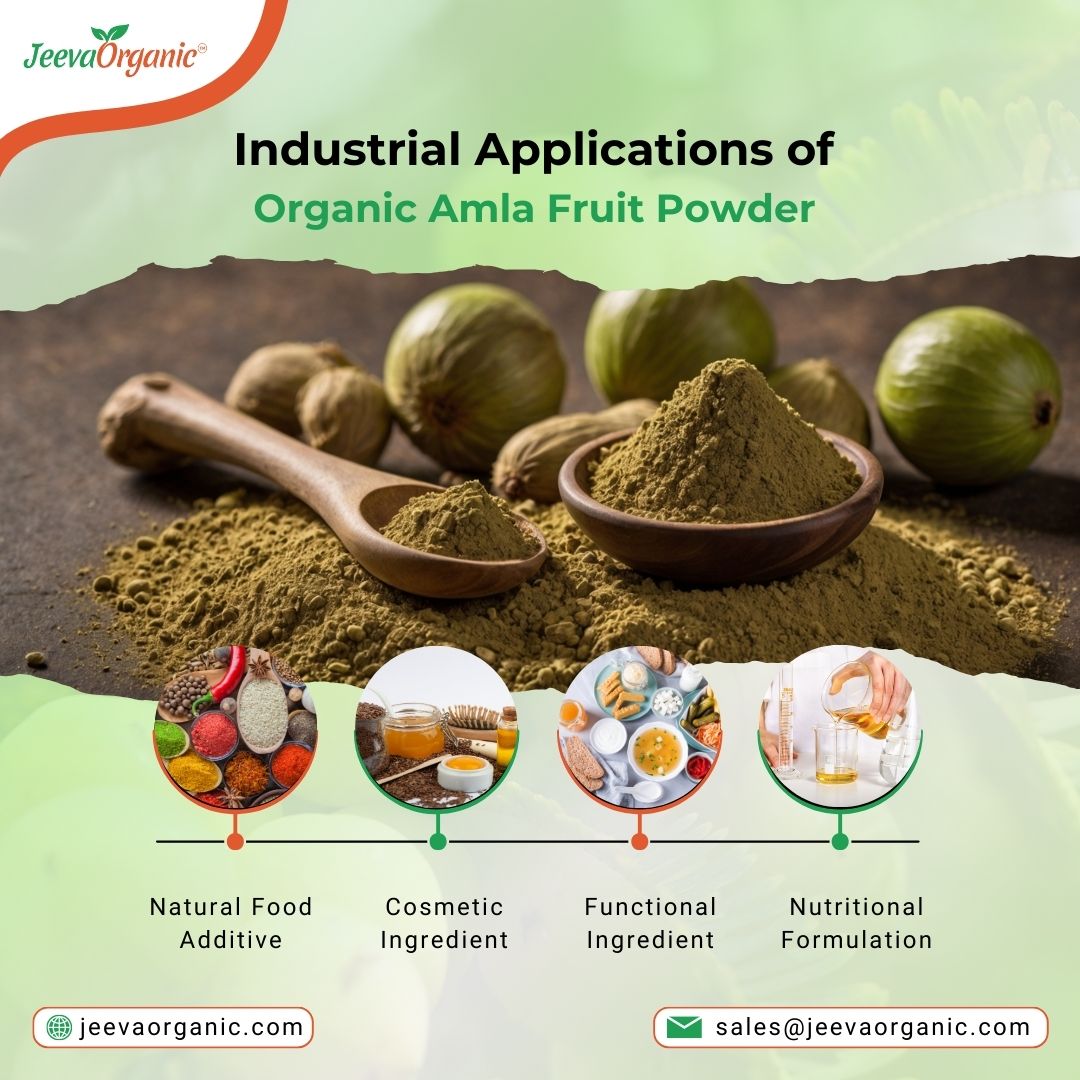 JeevaOrganic's tweet image. Explore the power of Organic Amla Fruit Powder—from food additives to cosmetics, functional blends, and nutrition!

Visit JeevaOrganic.com to bring innovation to your recipes and products.

#OrganicAmla #AmlaFruitPowder #NaturalAdditives #CosmeticIngredients #JeevaOrganic