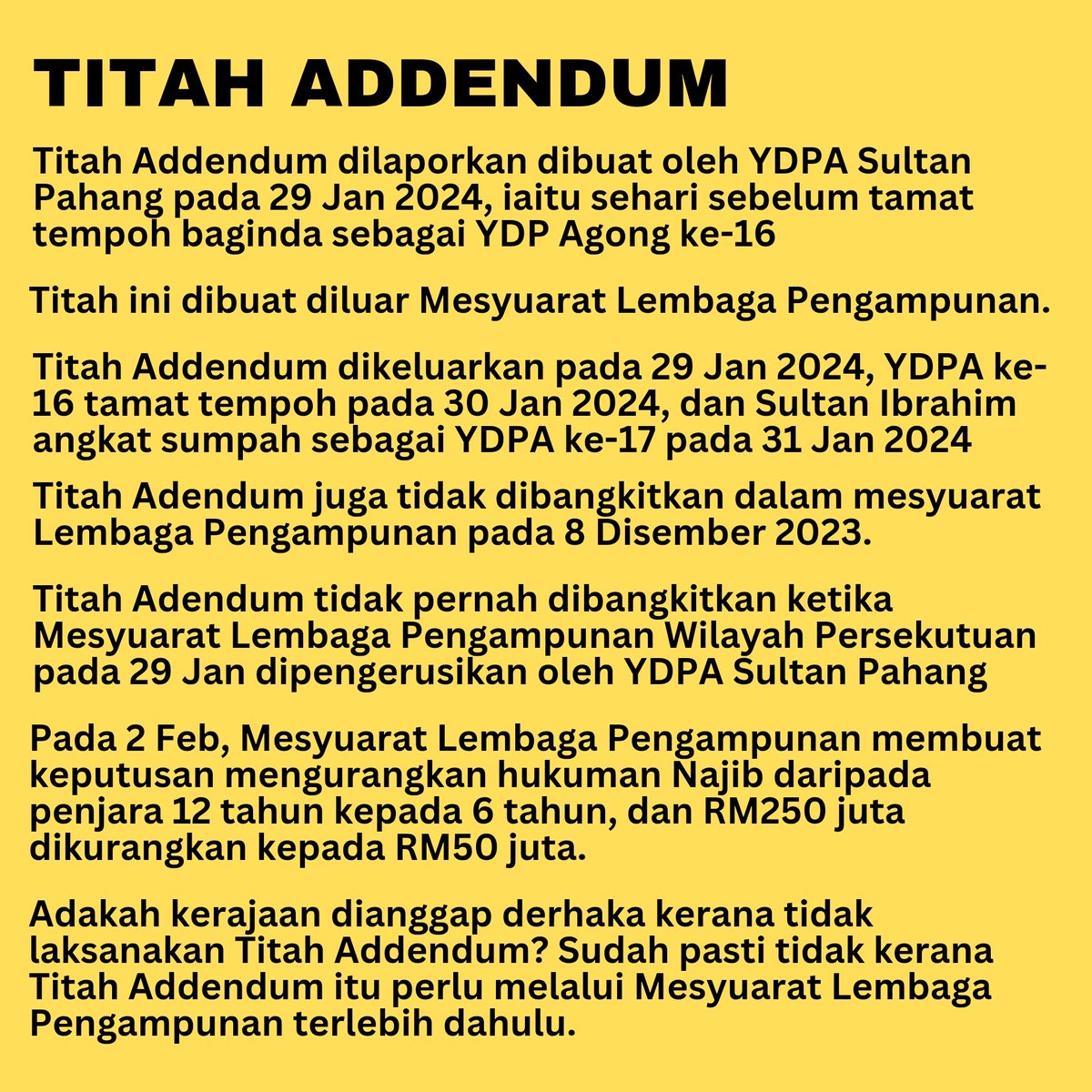 Nazril_Iznil's tweet photo. Sinopsis Titah Addendum... https://t.co/IJaIH1wLtE